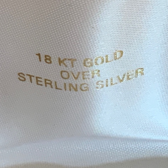 Emerald & Diamond Heart Necklace 18KT Gold Over Sterling Silver - Picture 5 of 7